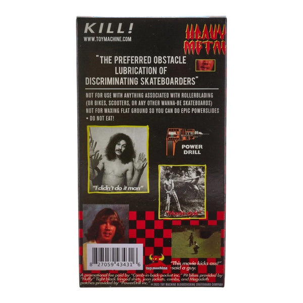 Wosk Toy Machine "Hevy Metal" VHS Wax