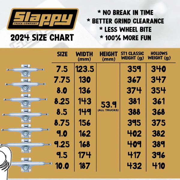 Trucki SLAPPY ST1 HOLLOW POLISHED