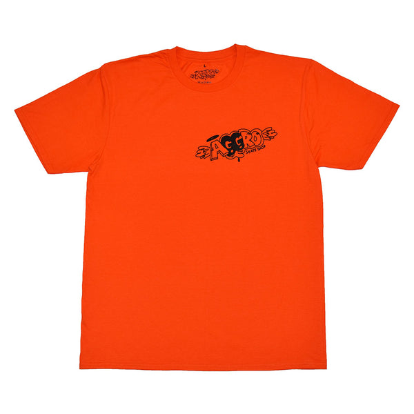 Koszulka Aggro Skateshop GG Logo Orange