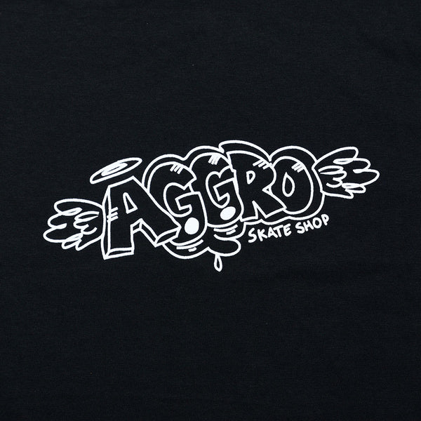 Koszulka Aggro Skateshop Outline Logo Black